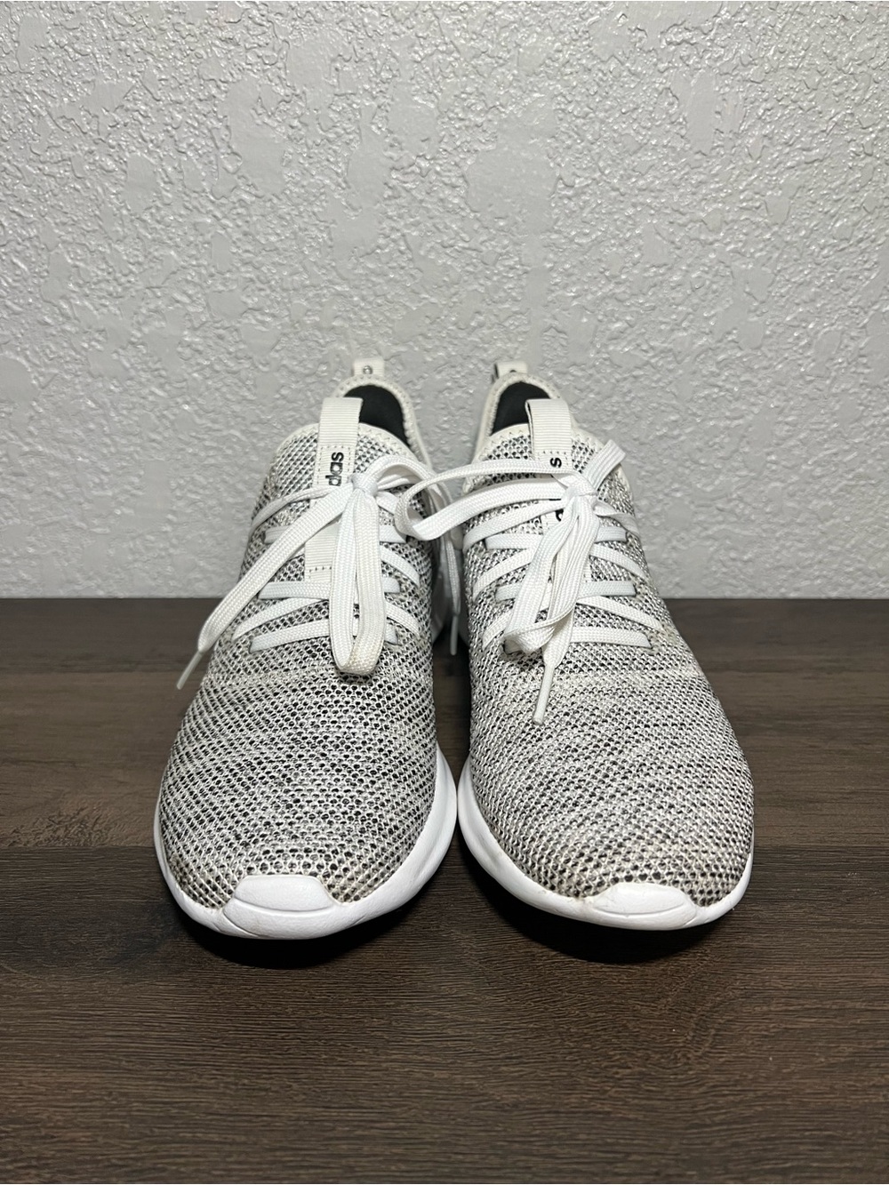 adidas Women's Grey Knit Athletic Sneakers